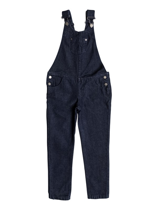 roxy, Girls 2-6 Random Ideas Overalls, DARK BLUE (bsww) 0 Girls 2-6 Random Ideas Overalls ERLDP03020 Roxy