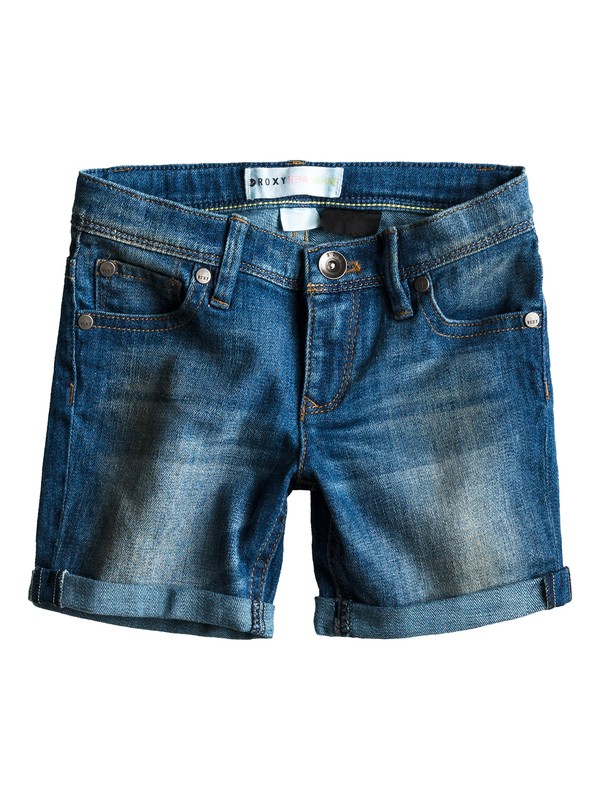 roxy, Girls 2-6 TW Teano Wash Shorts, MEDIUM DARK BLUE (bsbw) 0 Girls 2-6 TW Teano Wash Shorts ERLDS00000 Roxy