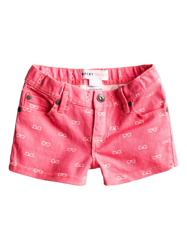 roxy, Girls 2-6 Lisy Print Shorts, MICRO GLASSES COMBO GLOW PINK (mkl6) 0 Girls 2-6 Lisy Print Shorts ERLDS00006 Roxy