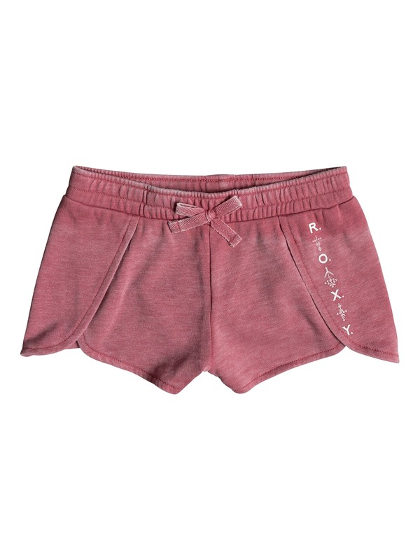 roxy, Girl's 2-6 All My Heart Sweat Shorts, HOLLY BERRY (mmt0) 0 Girl's 2-6 All My Heart Sweat Shorts Pink ERLFB03046 Roxy