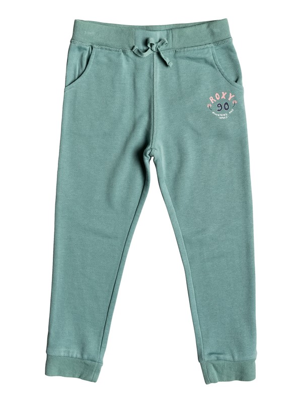 roxy, Girl's 2-6 Beautiful Mountain School Out Joggers, TRELLIS (bkw0) 0 Girl's 2-6 Beautiful Mountain School Out Joggers Blue ERLFB03050 Roxy