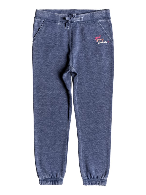 roxy, Girl's 2-6 Wonderful Days Girl Gang Slim Fit Joggers, TRUE NAVY (bpz0) 0 Girl's 2-6 Wonderful Days Girl Gang Slim Fit Joggers Blue ERLFB03056 Roxy