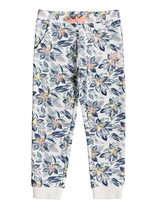 roxy, Girl's 2-6 Cute Song Joggers, MARSHMALLOW FLOWER SPIRIT (xmbw) 0 Girl's 2-6 Cute Song Joggers Pink ERLFB03060 Roxy