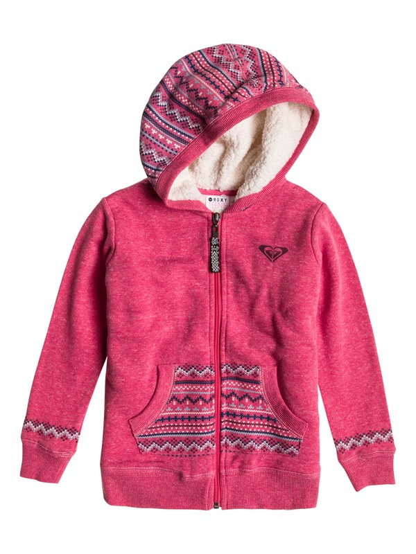 roxy, Girls 2-6 Pink Flamingo A Sweatshirt, ROSE RED (mnv0) 0 Girls 2-6 Pink Flamingo A Sweatshirt ERLFT03006 Roxy