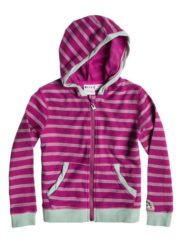 roxy, Girls 2-6 Tip Toe Hoodie, DEL REY HEATHERED BATON ROUGE (mkz3) 0 Girls 2-6 Tip Toe Hoodie ERLFT03018 Roxy