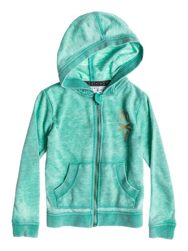 roxy, Girls 2-6 Its A Wrap A Hoodie, MARINE GREEN HEATHER (glch) 0 Girls 2-6 Its A Wrap A Hoodie ERLFT03024 Roxy
