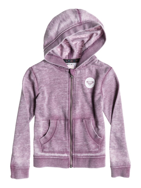 roxy, Girls 2-6 Its A Wrap C Hoodie, ARGYLE PURPLE HEATHER (pmth) 0 Girls 2-6 Its A Wrap C Hoodie ERLFT03026 Roxy