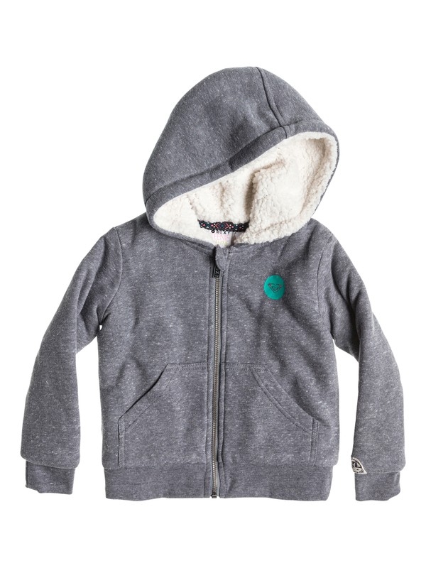 roxy, Girls 2-6 Stargazer B Hoodie, CHARCOAL HEATHER (kpgh) 0 Girls 2-6 Stargazer B Hoodie ERLFT03028 Roxy