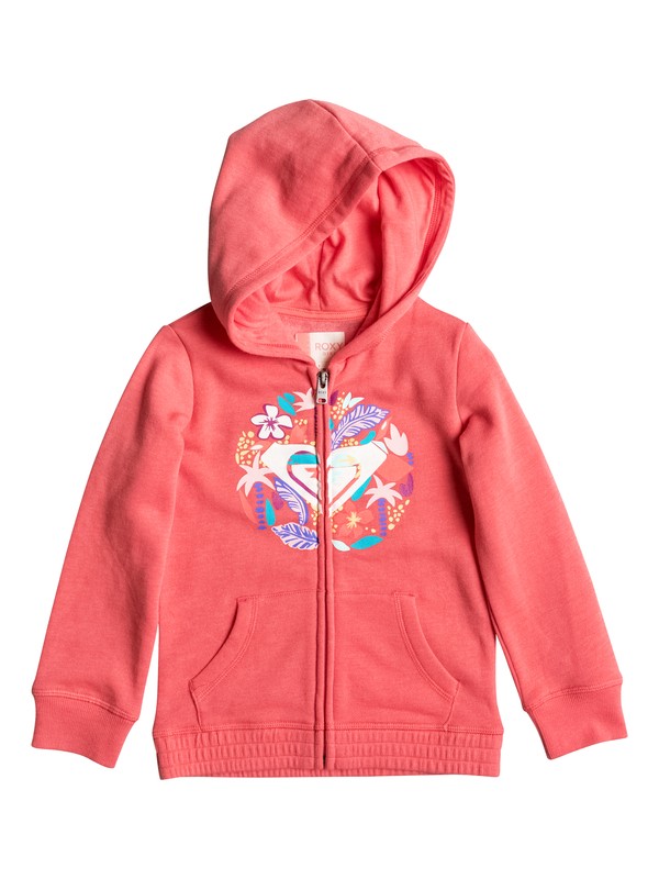 Ladys Eardrop - Zip-Up Hoodie ERLFT03095 0 Girls 2-6 Ladys Eardrop Zip Hoodie ERLFT03095 Roxy
