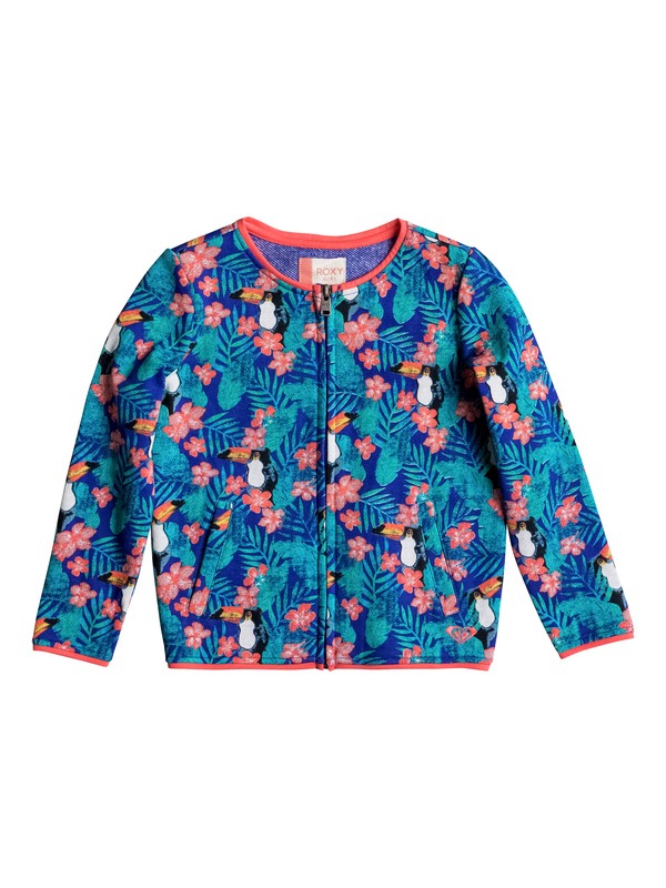 Give And Take - Zip-Up Jacket ERLFT03098 0 Girls 2-6 Give And Take Zip Sweatshirt ERLFT03098 Roxy