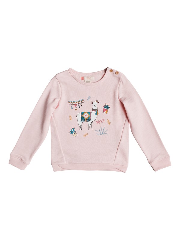 PALM'S VALLEY LAMI LAMA ERLFT03118 0 Girls 2-6 Palms Valley Lami Lama Sweatshirt ERLFT03118 Roxy