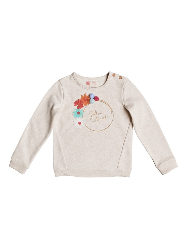 PALM'S VALLEY GOLDEN SUNSET ERLFT03119 0 Girls 2-6 Palms Valley Golden Sunset Sweatshirt ERLFT03119 Roxy