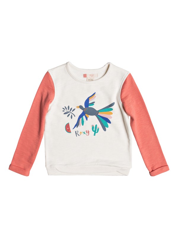 GONNA WIN BIRDY BIRD ERLFT03125 0 Girls 2-6 Gonna Win Birdy Bird Pullover Sweatshirt ERLFT03125 Roxy