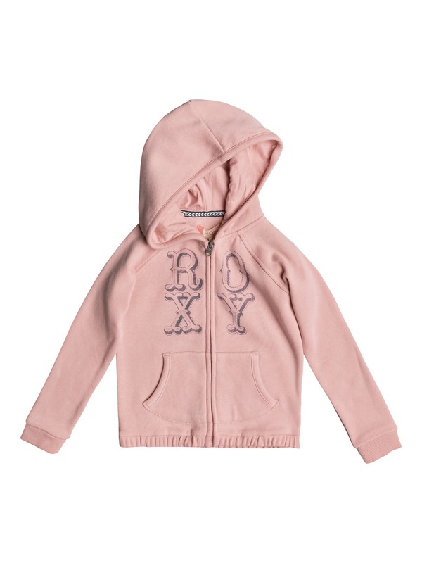 roxy, Girl's 2-6 Holding On Zip-Up Hoodie, MELLOW ROSE (mgd0) 0 Girl's 2-6 Holding On Zip-Up Hoodie ERLFT03127 Roxy