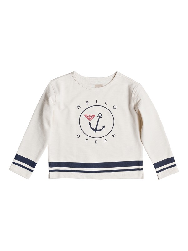 roxy, Girls 2-6 Bright Minds Pullover Sweatshirt, wbt0 (wbt0) 0 Girls 2-6 Bright Minds Pullover Sweatshirt ERLFT03130 Roxy