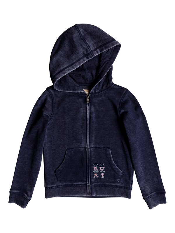 roxy, Girls 2-6 On My Mind Zip Hoodie, CROWN BLUE (bqy0) 0 Girls 2-6 On My Mind Zip Hoodie Blue ERLFT03143 Roxy