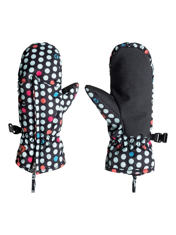 roxy, Girl's 2-6 Snow's Up Mittens, DOTS SPOTS (gbn8) 0 Girl's 2-6 Snow's Up Mittens ERLHN03001 Roxy