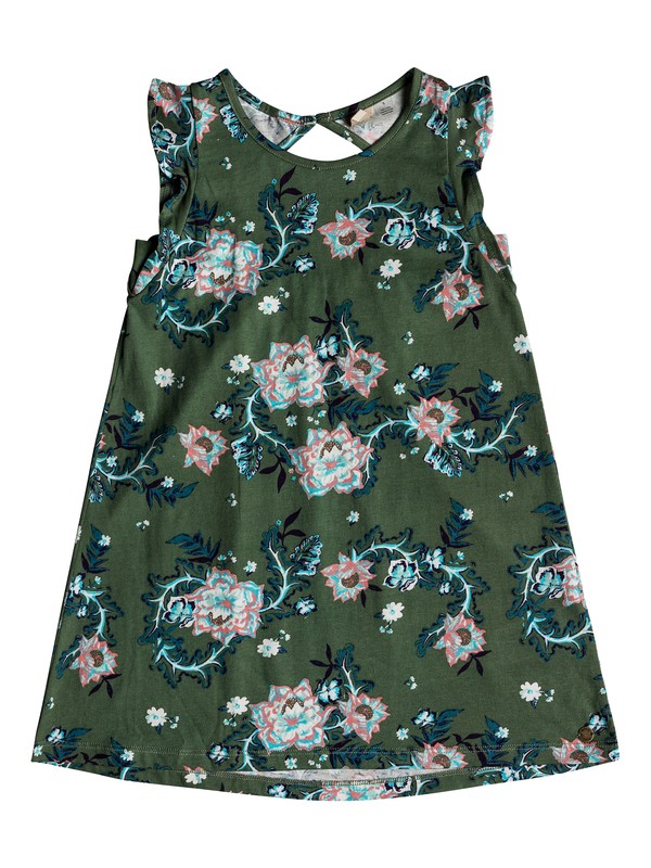 roxy, Girls 2-6 From The Sky Sleeveless Dress, OLIVE ARIZONA RISING (glw6) 0 Girls 2-6 From The Sky Sleeveless Dress Green ERLKD03048 Roxy