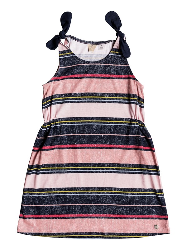 roxy, Girls 2-6 My Light Out Tank Dress, DRESS BLUES BORDERHOPPING STRI (xbmb) 0 Girls 2-6 My Light Out Tank Dress Blue ERLKD03049 Roxy