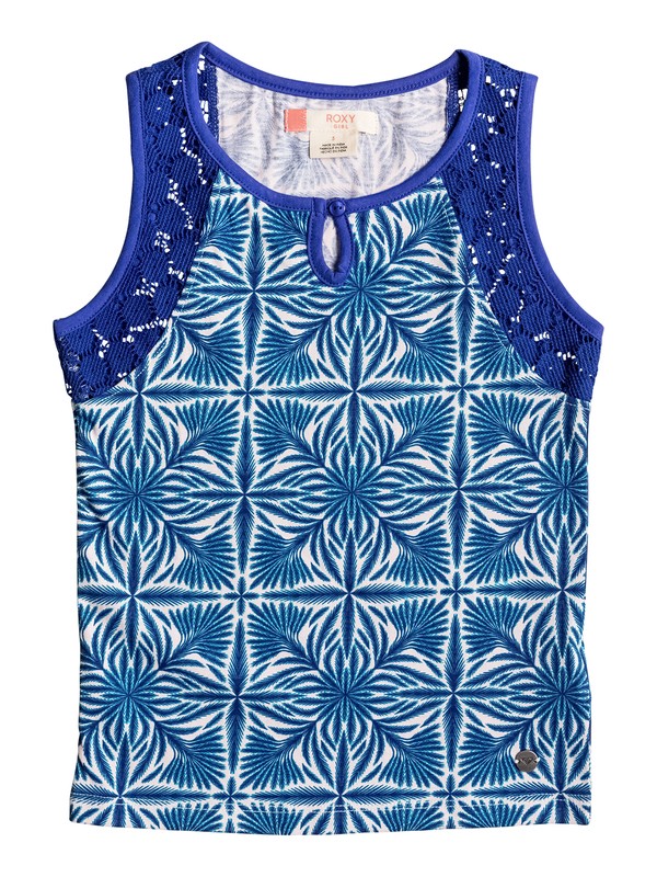 roxy, Girls 2-6 I Confess I Need You Tank Top, ROSE QUARTZ HAVANA TILE (mcs6) 0 Girls 2-6 I Confess I Need You Tank Top ERLKT03038 Roxy
