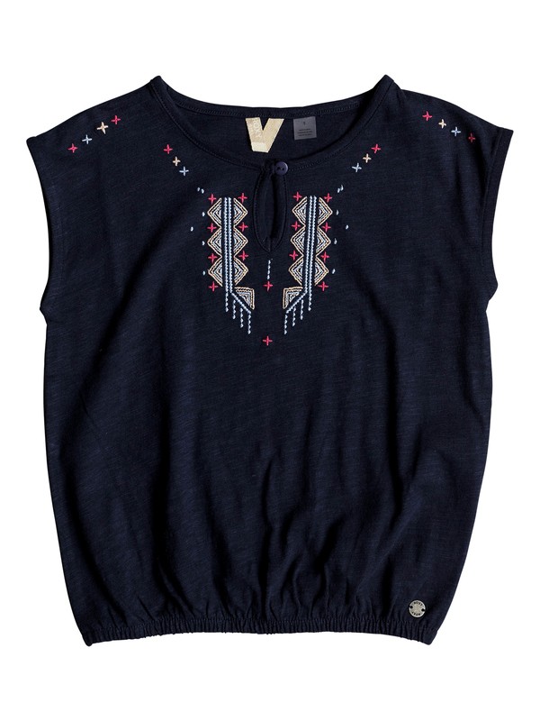 roxy, Girls 2-6 Sweet Song Top, DRESS BLUES (btk0) 0 Girls 2-6 Sweet Song Top Blue ERLKT03050 Roxy