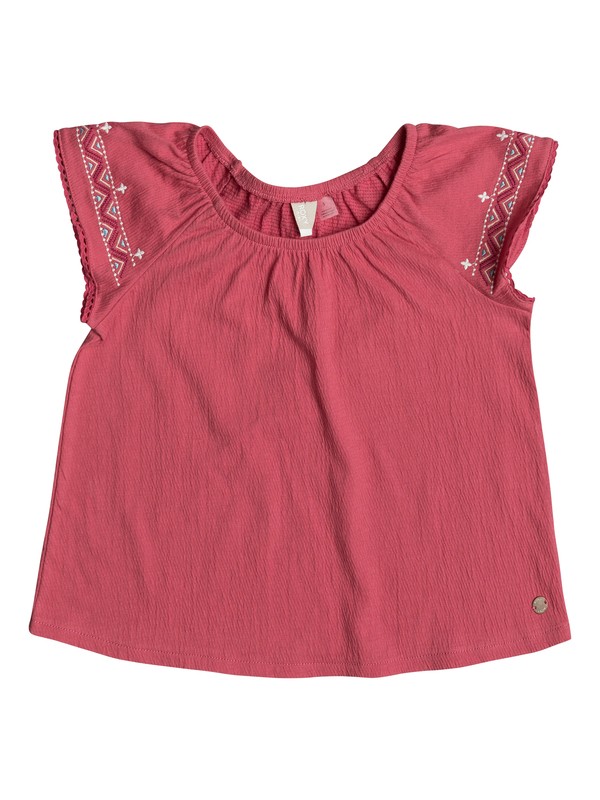 Loving Arms - Short Sleeve Top for Girls 2-7 ERLKT03052 0 Girls 2-6 Loving Arms Top ERLKT03052 Roxy