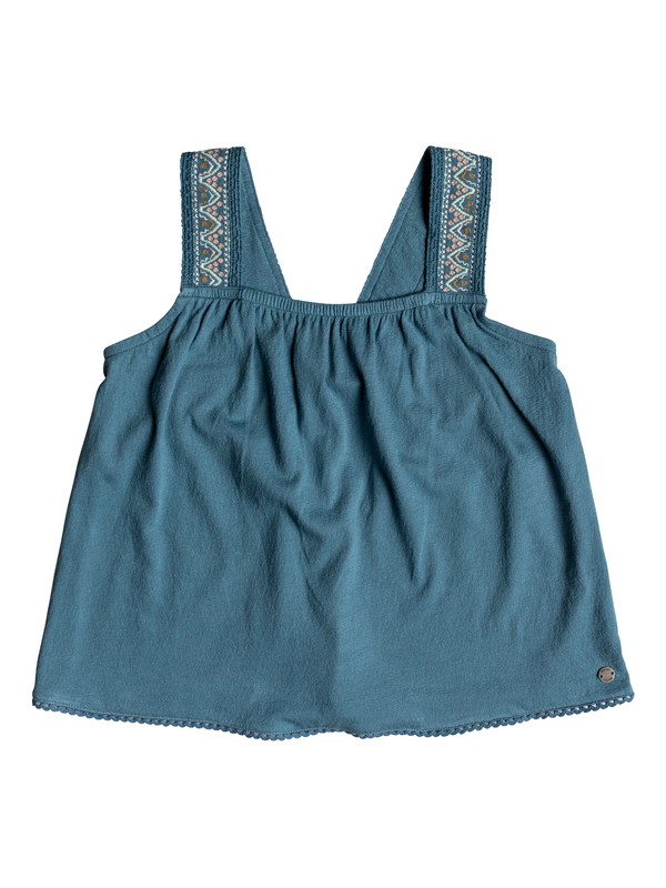 roxy, Girl's 2-6 Breezy Nights Strappy Top, STORM BLUE (bmg0) 0 Girl's 2-6 Breezy Nights Strappy Top Blue ERLKT03056 Roxy
