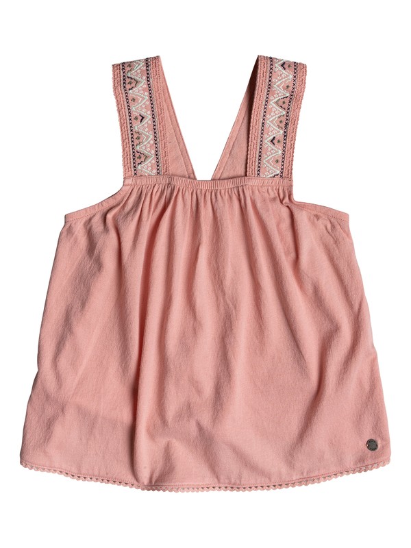 roxy, Girls 2-6 Breezy Nights Strappy Top, PEACHES N CREAM (mey0) 0 Girls 2-6 Breezy Nights Strappy Top Pink ERLKT03056 Roxy