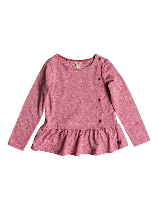 roxy, Girls 2-6 Love Is Bright Long Sleeve Top, MINERAL RED (mmz0) 0 Girls 2-6 Love Is Bright Long Sleeve Top Pink ERLKT03059 Roxy