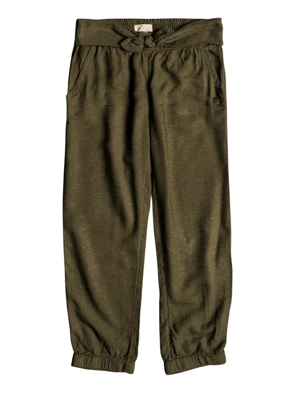 roxy, Girls 2-6 Getting Greater Beach Pants, BURNT OLIVE (gpz0) 0 Girls 2-6 Getting Greater Beach Pants Green ERLNP03029 Roxy