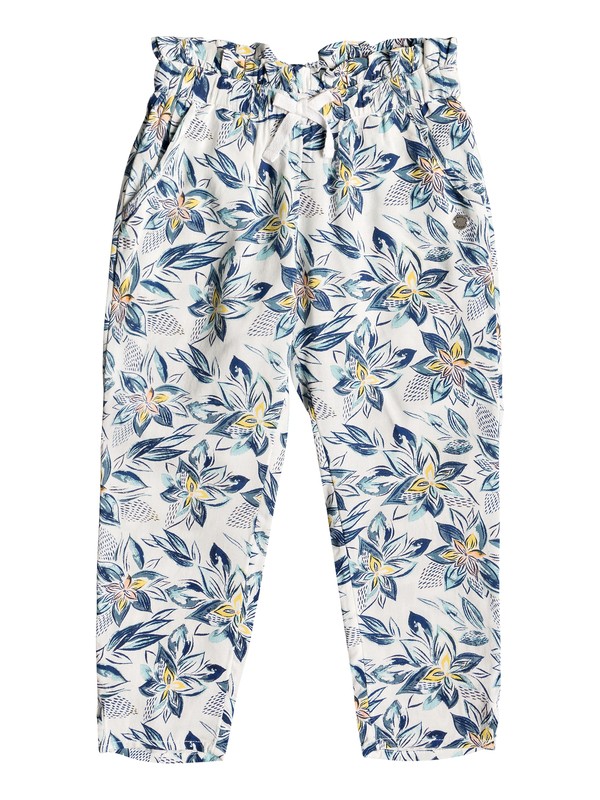 roxy, Girl's 2-6 Your Life Viscose Pants, MARSHMALLOW FLOWER SPIRIT (xmbw) 0 Girl's 2-6 Your Life Viscose Pants Pink ERLNP03036 Roxy