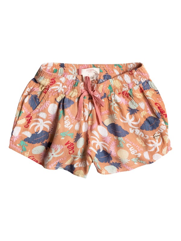 GOLD IN THE AIR 2-7 ERLNS03011 0 Girls 2-6 Gold In The Air Beach Shorts ERLNS03011 Roxy