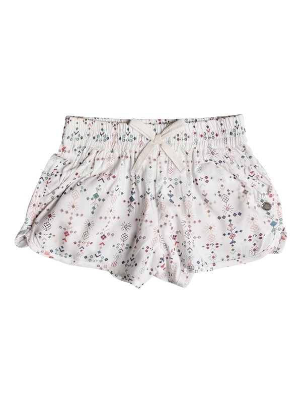roxy, Girls 2-6 Tender Touch Beach Shorts, MARSHMALLOW AZAZ (wbt8) 0 Girls 2-6 Tender Touch Beach Shorts White ERLNS03019 Roxy