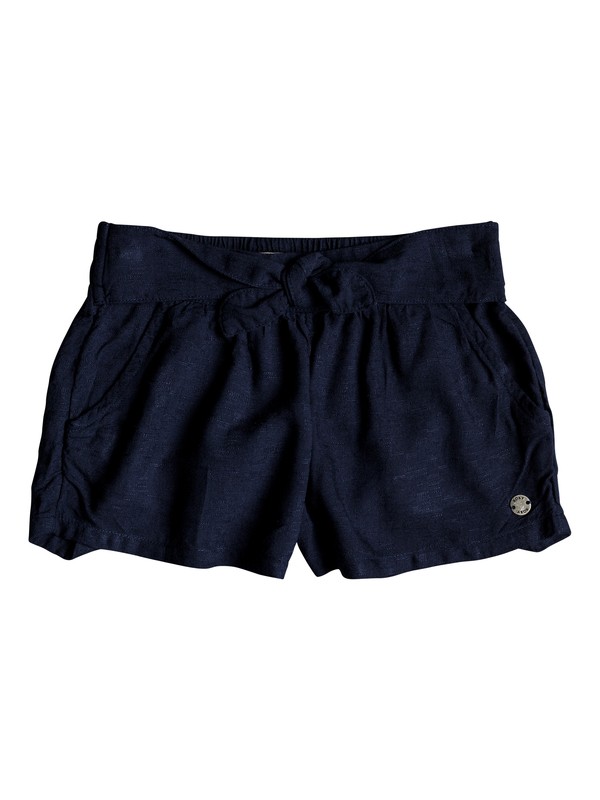 roxy, Girls 2-6 Fallen TRee Beach Shorts, DRESS BLUES (btk0) 0 Girls 2-6 Fallen TRee Beach Shorts Blue ERLNS03020 Roxy