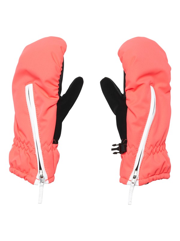 roxy, Girls 2-6 Snows Up Solid Mitt, DIVA PINK (mkj0) 0 Girls 2-6 Snows Up Solid Mitt ERLTH00007 Roxy
