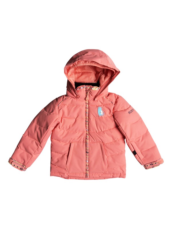 roxy, Girl's 2-6 Anna Snow Jacket, SHELL PINK (mhg0) 0 Girl's 2-6 Anna Snow Jacket Pink ERLTJ03008 Roxy
