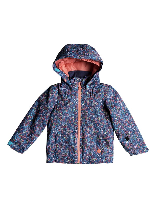 roxy, Mini Jetty - Chaqueta Para Nieve para Chicas 2-7, BACHELOR BUTTON_RUMBA DITSY (bgz3) 0 Mini Jetty - Chaqueta Para Nieve para Chicas 2-7 Azul ERLTJ03009 Roxy