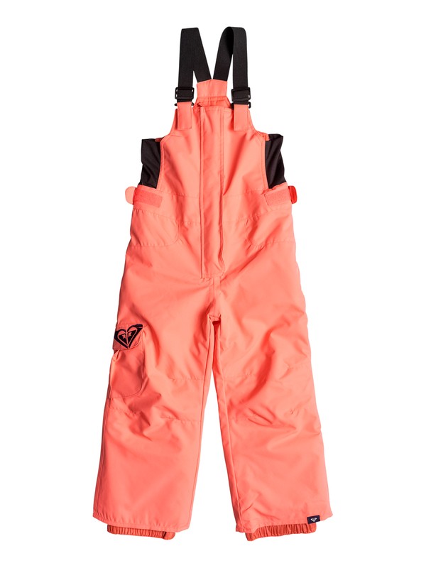 roxy, Girls 2-6 Lola Bib Snow Pants, NEON GRAPEFRUIT (nkn0) 0 Girls 2-6 Lola Bib Snow Pants Orange ERLTP03004 Roxy