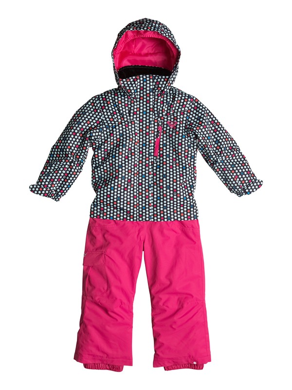 roxy, Girl's 2-6 Paradise Snowsuit, DOTS SPOTS (gbn8) 0 Girl's 2-6 Paradise Snowsuit ERLTS03000 Roxy