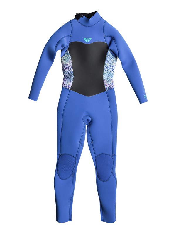 roxy, Girl's 7-14 3/2mm Syncro Series Back Zip GBS Wetsuit, SEA BLUE II (byh0) 0 Girl's 7-14 3/2mm Syncro Series Back Zip GBS Wetsuit Blue ERLW103001 Roxy