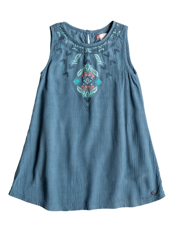 EVERYONE ON A RUN 2-7 SOLID ERLWD03025 0 Girls 2-6 Everyone On A Run Sleeveless Dress ERLWD03025 Roxy