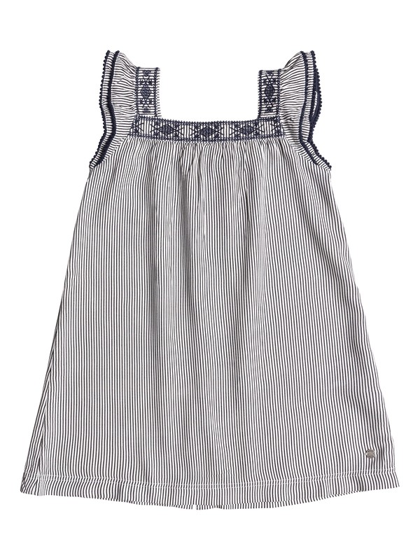TROPIC'S CULTURE PRINTED ERLWD03031 0 Girls 2-6 Tropics Culture Cap Sleeve Dress ERLWD03031 Roxy