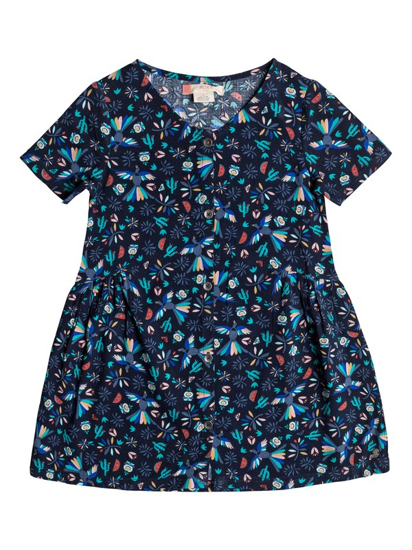 ALL YOU NEED IS SUN ERLWD03032 0 Girls 2-6 All You Need Is Sun Short Sleeve Dress ERLWD03032 Roxy