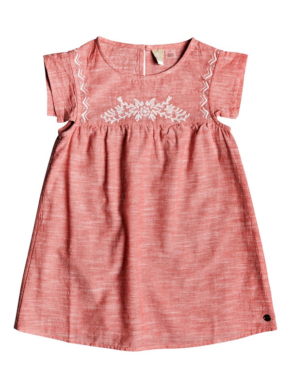 roxy, Girls 2-6 Let It Shine Short Sleeve Dress, MINERAL RED (mmz0) 0 Girls 2-6 Let It Shine Short Sleeve Dress Pink ERLWD03048 Roxy