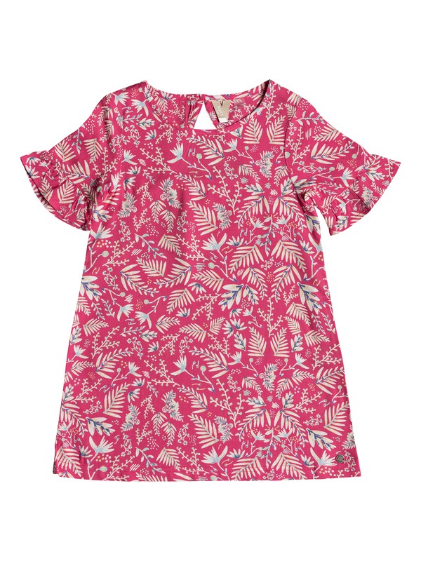 roxy, Vestido de Manga Corta Sea Oxygen, HONEYSUCKLE BANANA SPLIT (mld6) 0 Vestido de Manga Corta Sea Oxygen Rosa ERLWD03051 Roxy