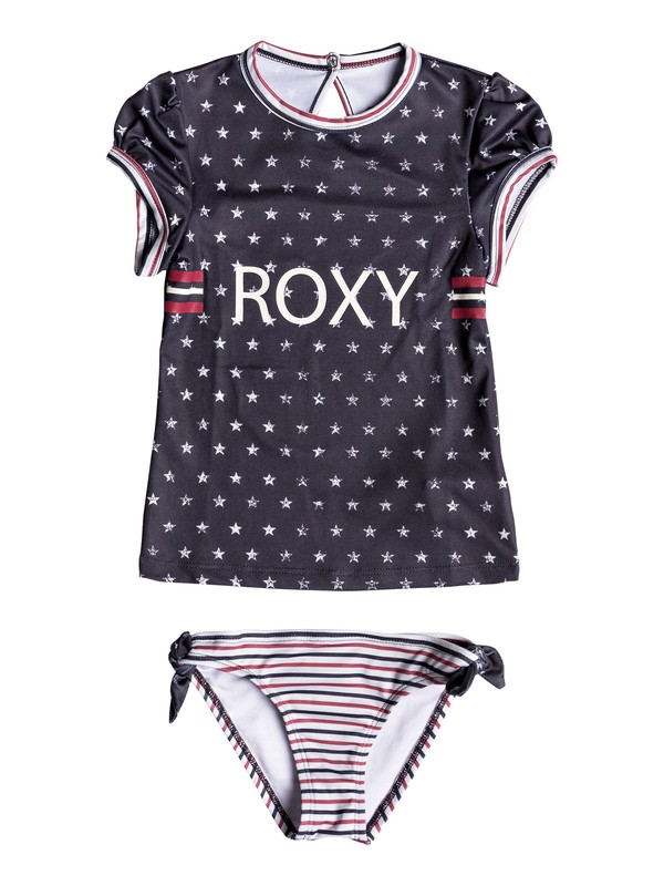 roxy, Girls 2-6 Gipsy ROXY Short Sleeve UPF 50 Rashguard Set, DRESS BLUE 4TH OF JULY STARS (btk8) 0 Girls 2-6 Gipsy ROXY Short Sleeve UPF 50 Rashguard Set Blue ERLWR03082 Roxy