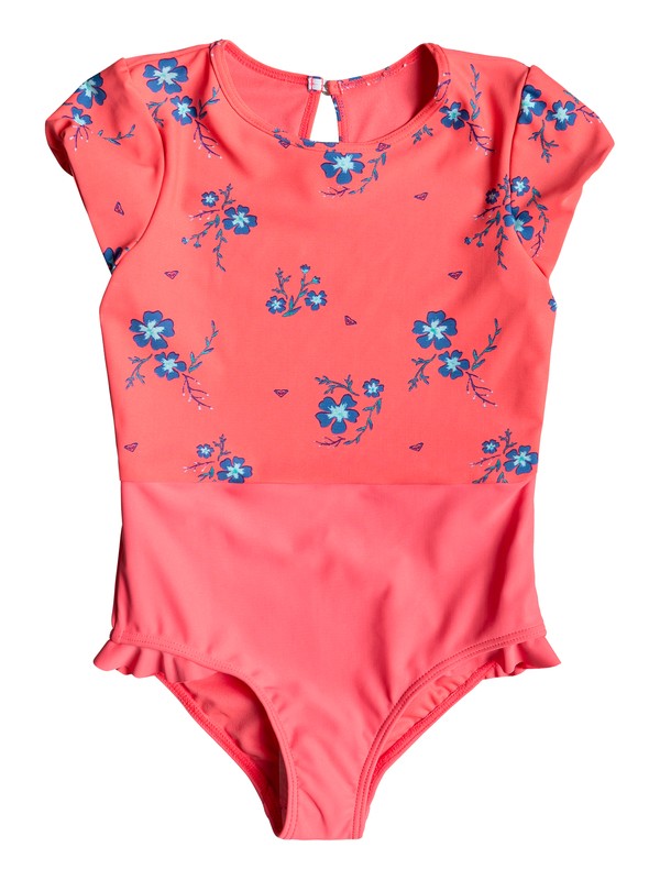 roxy, Niñas 2-6 Rashguard FPS 50 Una Pieza Manga Corta Chill After, ODALISCA SWIM SPACED OUT FLORA (rlg6) 0 Niñas 2-6 Rashguard FPS 50 Una Pieza Manga Corta Chill After Rojo ERLWR03086 Roxy
