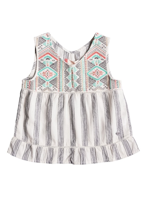MY WAVES MY SHARK 2-7 ERLWT03012 0 Girls 2-6 My Waves My Shark Tank Top ERLWT03012 Roxy