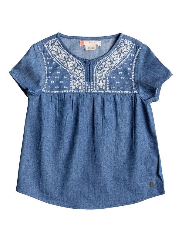SUMMER FEELS 2-7 ERLWT03013 0 Girls 2-6 Summer Feels Short Sleeve Top ERLWT03013 Roxy