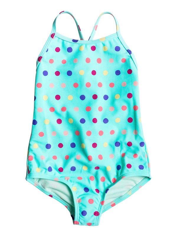 Rainbow Dots - One-Piece Swimsuit ERLX103011 0 Girls 2-6 Rainbow Dots One Piece Swimsuit ERLX103011 Roxy